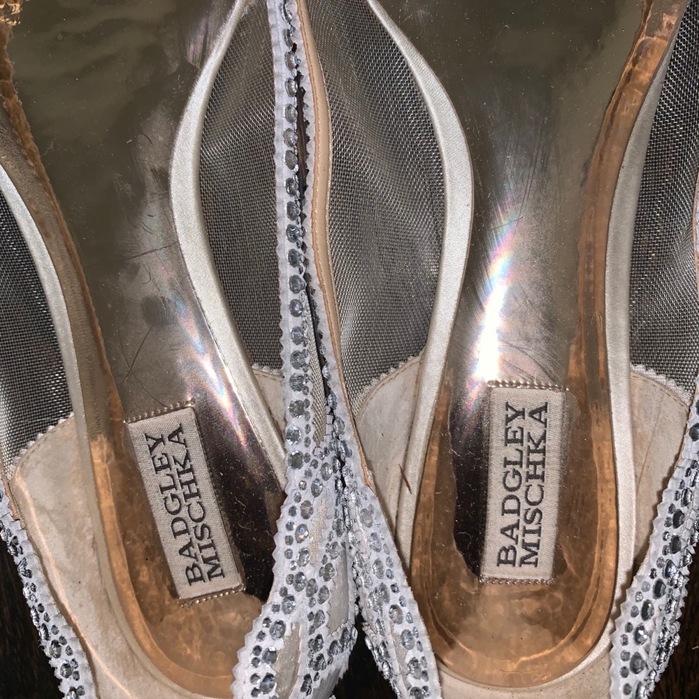 Badgley Mischka Gigi Embellished Pointed-Toe Flats - Picture 6 of 11
